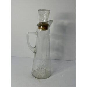 VTG RARE 1962 Illinois Owens Romanov Carafe Decanter Pitcher Double Headed Eagle